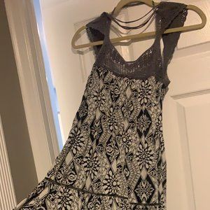 NEW W/O TAGS FREE PEOPLE DRESS WITH KNIT TOP SZ 4
